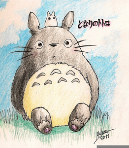 262x300 how to draw totoro steps - Totoro Drawing