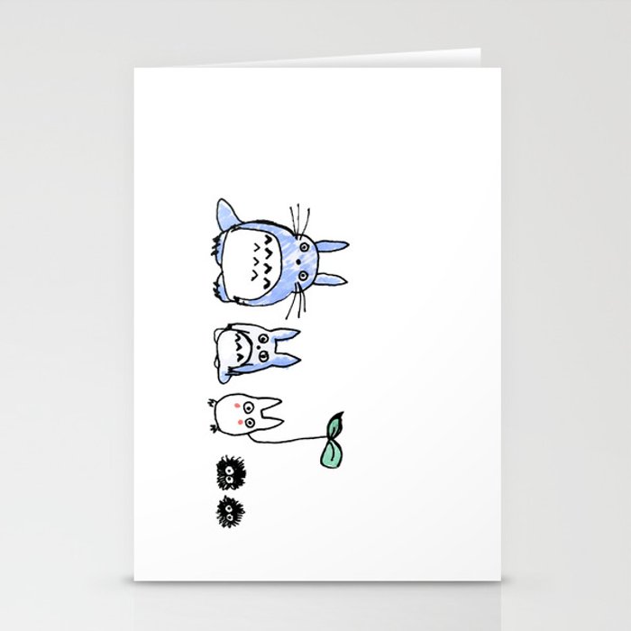 700x700 totoro and friends drawing stationery cards - Totoro Drawing