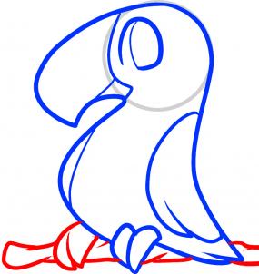 285x302 how to draw how to draw a toucan for kids - Toucan Drawing Step By Step
