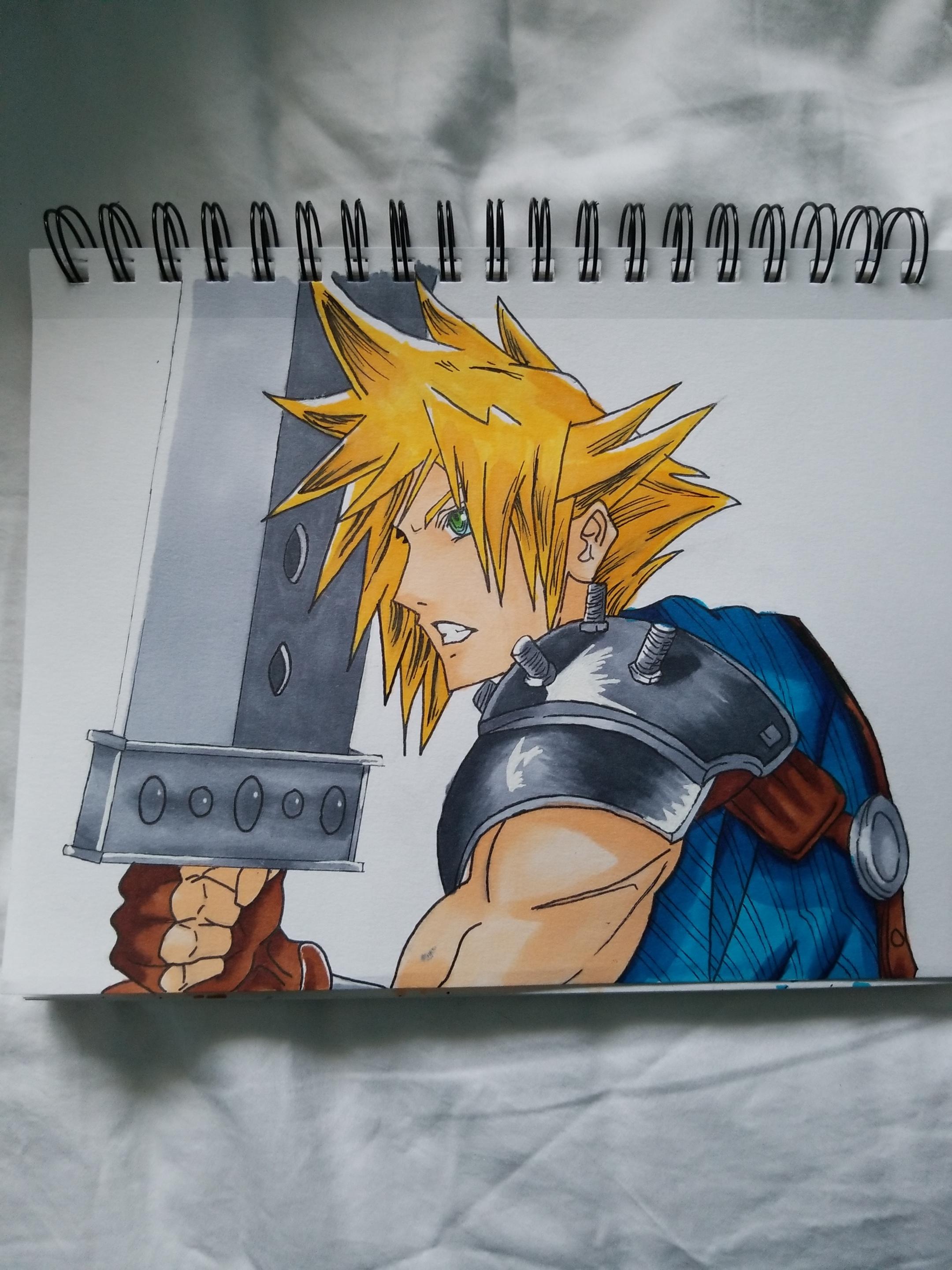 2160x2880 cloud drawing touch markers finalfantasy - Touch Marker Drawing