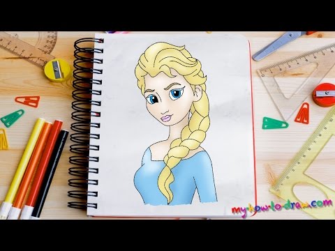 480x360 How To Draw Queen Elsa - Tough Drawings