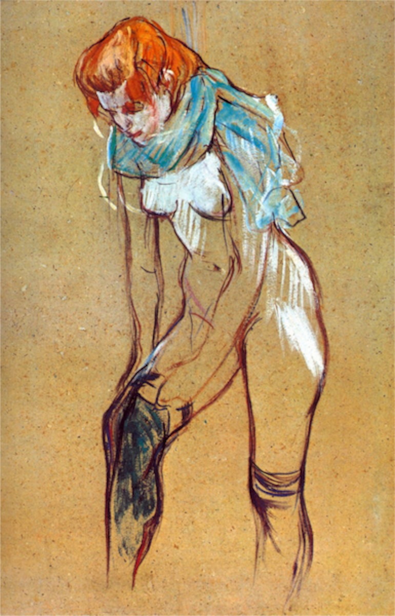 770x1200 stockings - Toulouse Lautrec Drawings