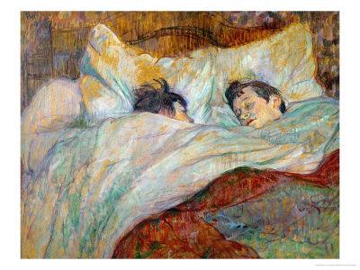 400x300 the bed - Toulouse Lautrec Drawings