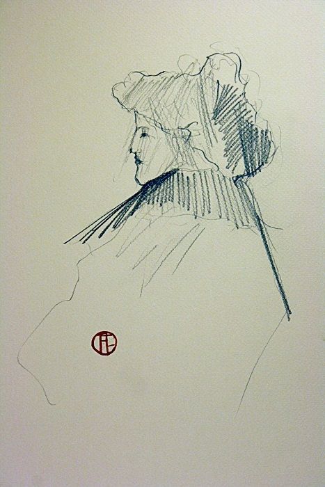 467x700 toulouse lautrec pencil drawing sketchbook drawings, pencil - Toulouse Lautrec Drawings