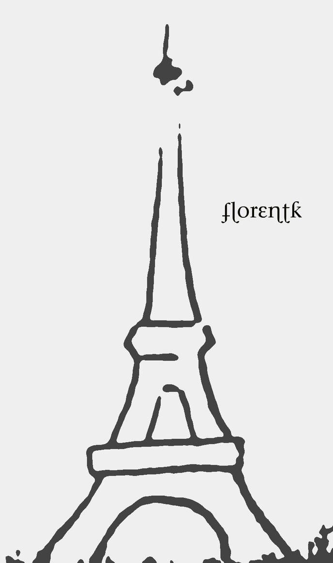688x1161 La Tour Eiffel - Tour Eiffel Drawing