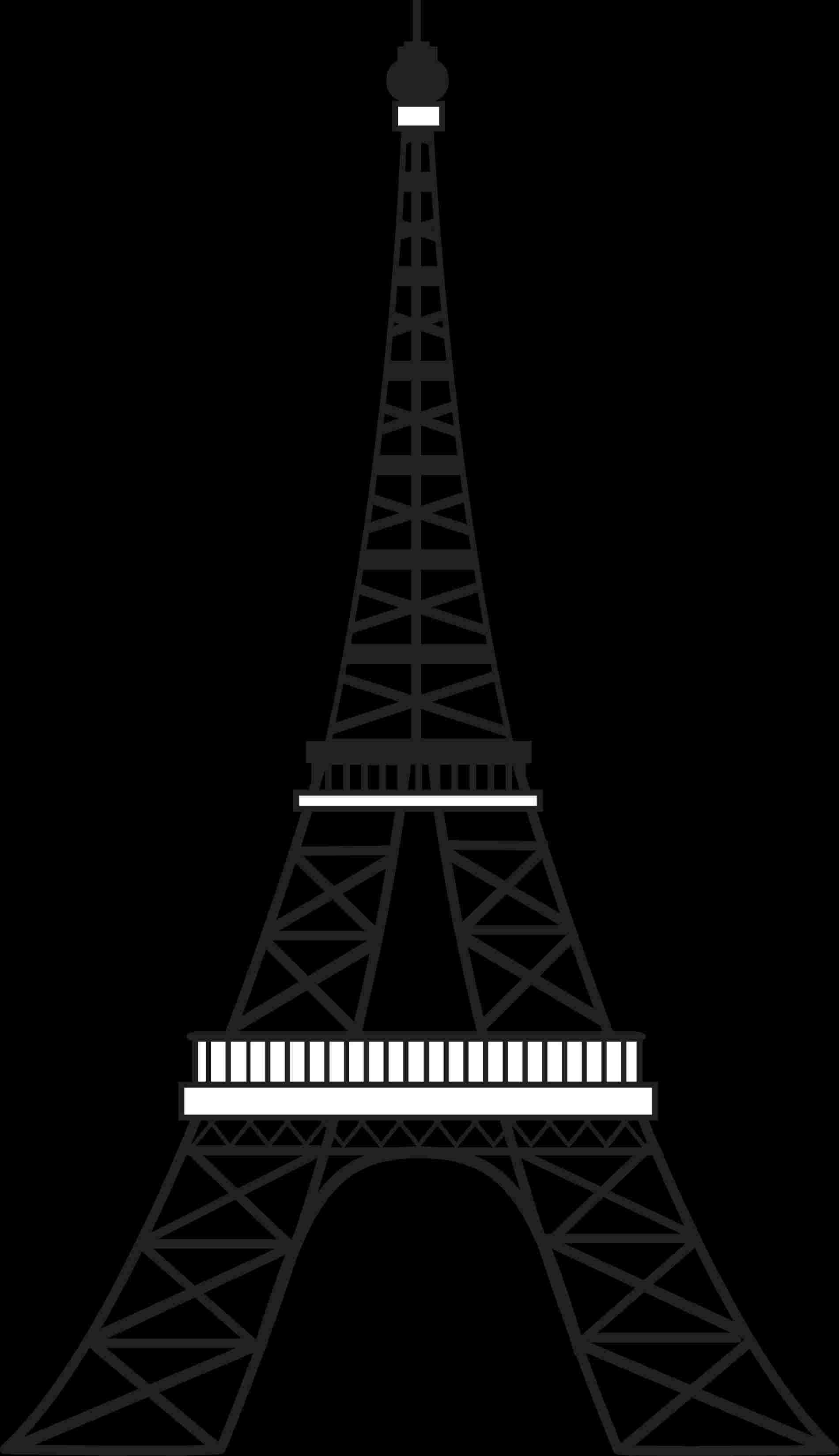 1900x3298 eiffel tower cartoon drawing tour eiffel tower clip art - Tour Eiffel Drawing