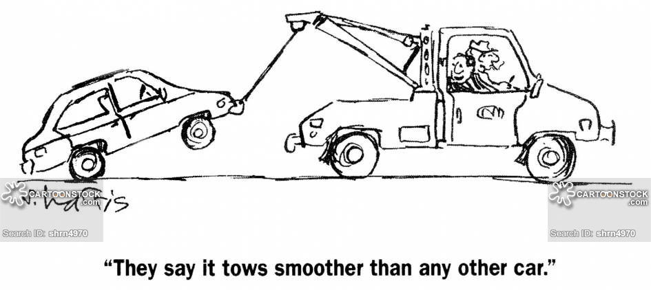 945x422 tow truck cartoons and comics - Tow Truck Drawing
