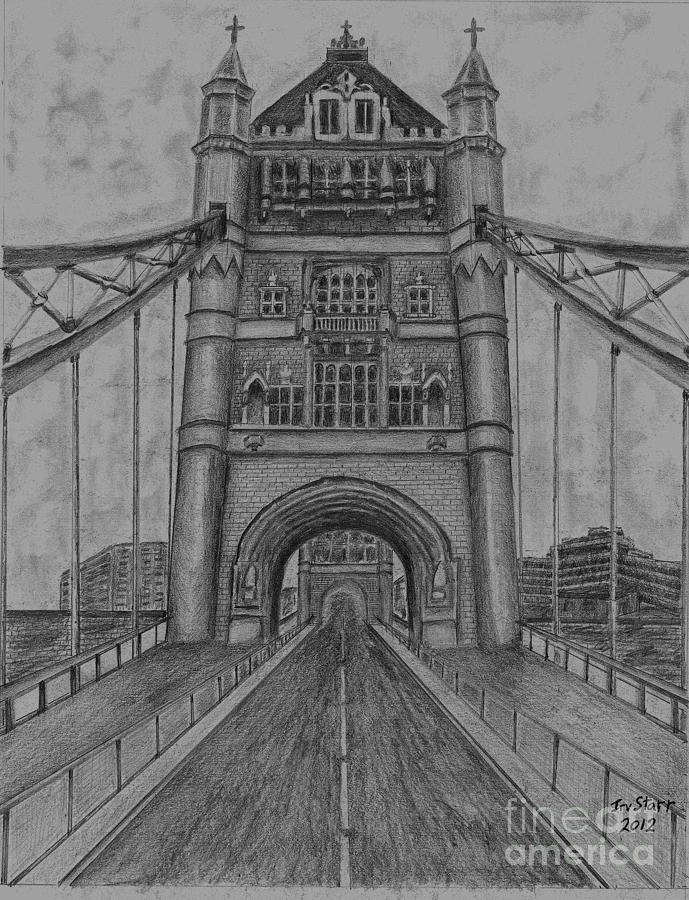 Tower Bridge Drawing At Paintingvalley.com 