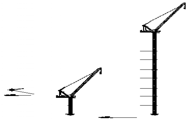 650x400 Lifting Tower Crane Design Drawing - Tower Crane Drawing