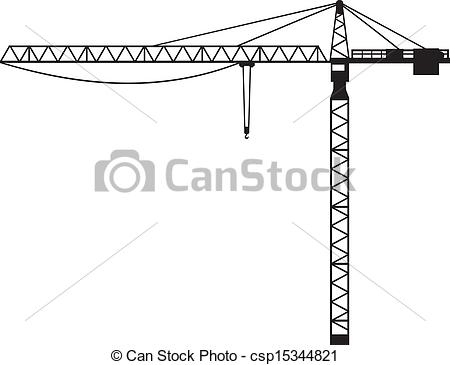 450x365 Construction Crane Blueprint Icon Images - Tower Crane Drawing
