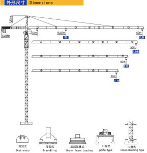 289x300 china good quality pointed tower crane with years experience - Tower Crane Drawing