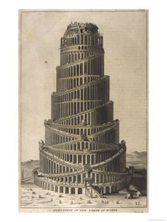Tower Of Babel Drawing