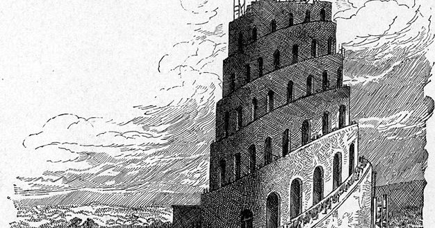 626x329 Tower Of Babel - Tower Of Babel Drawing