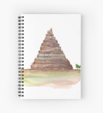 210x230 Tower Of Babel Drawing Spiral Notebooks Redbubble - Tower Of Babel Drawing