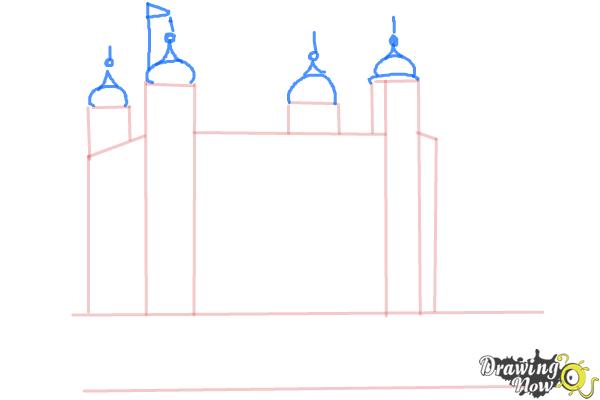 600x400 how to draw the tower of london - Tower Of London Drawing