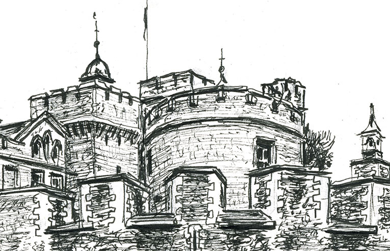 765x493 Poppies - Tower Of London Drawing