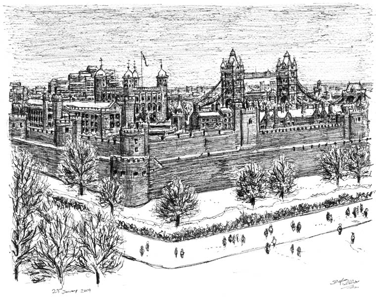 Tower of london рисунок