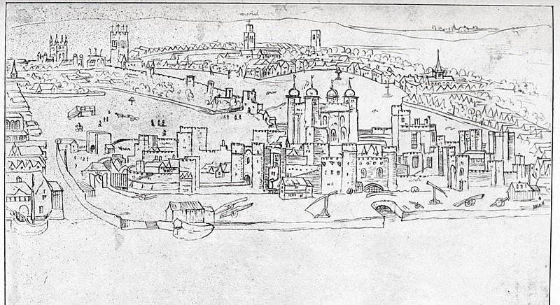 800x436 Drawing - Tower Of London Drawing