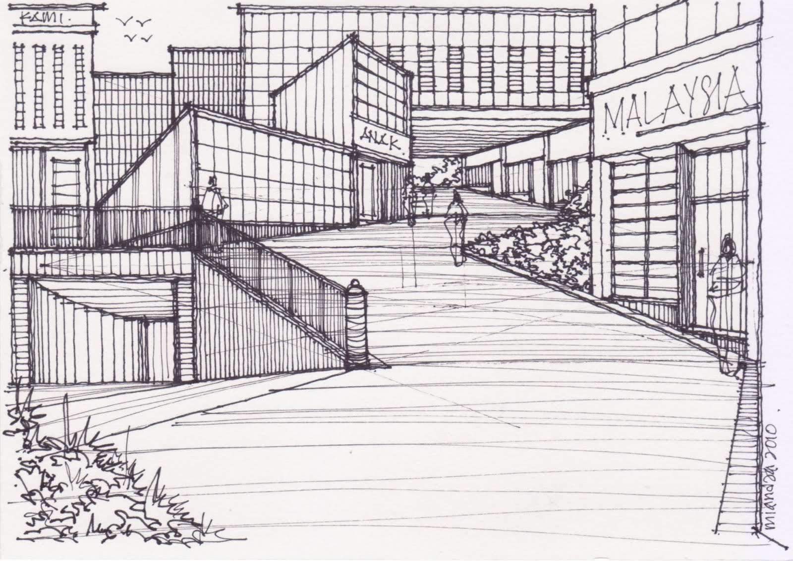 1600x1132 how to draw a town learn to draw - Town Drawing