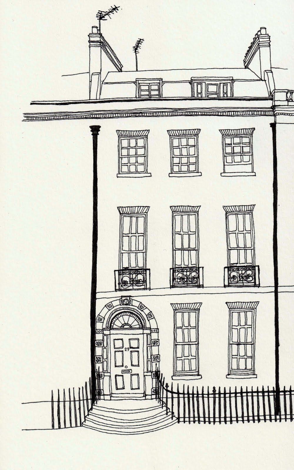 1000x1600 Art Ideas House Illustration, House - Townhouse Drawing