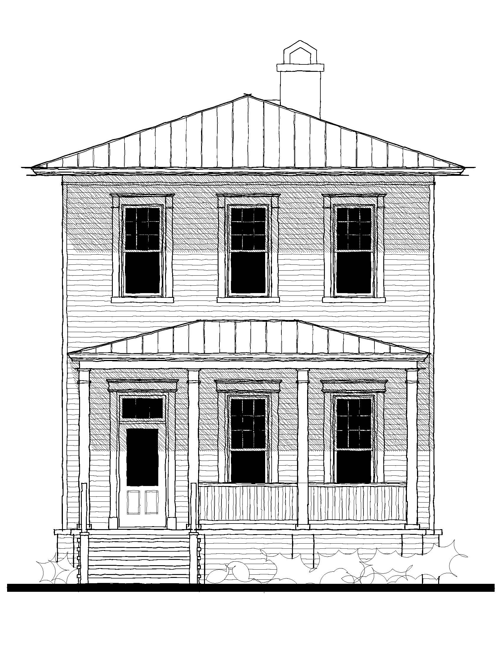 Townhouse Drawing at PaintingValley.com | Explore collection of