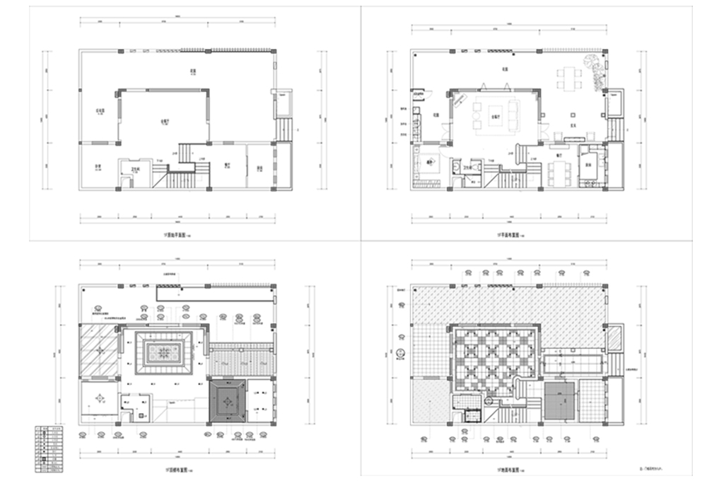 1024x680 Townhouse Cad Construction Drawing Image - Townhouse Drawing