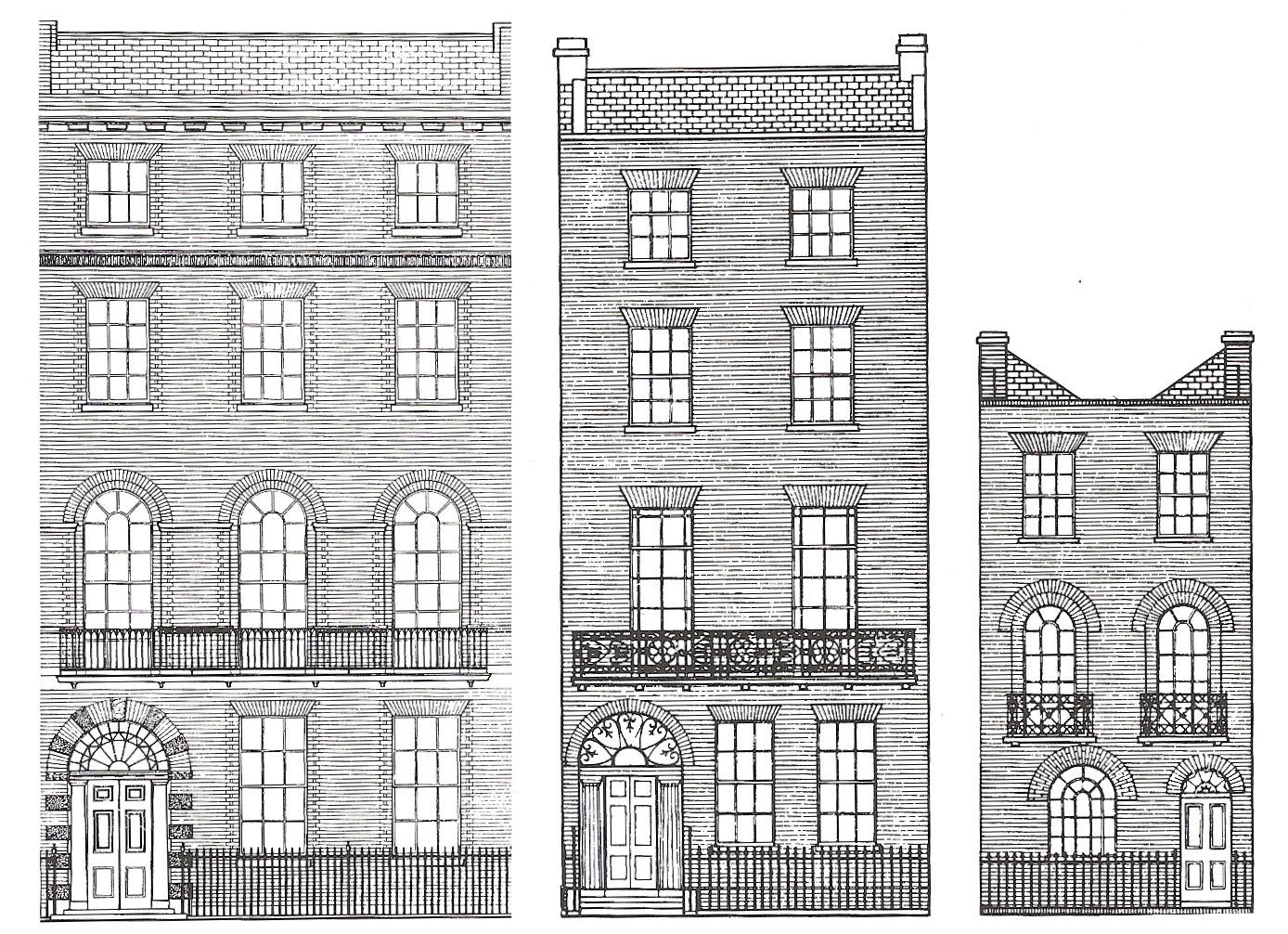 1388x1006 characteristics of the georgian town house jane austen's world - Townhouse Drawing