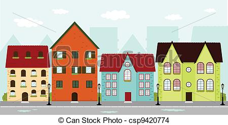 450x247 Collection Of Free Town Clipart Townhome Sales Clipart - Townhouse Drawing