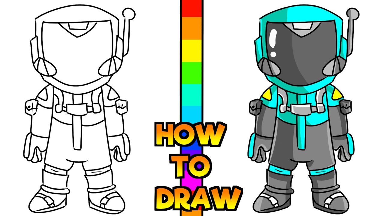 1280x720 how to draw toxic trooper skin fortnite - Toxic Drawing