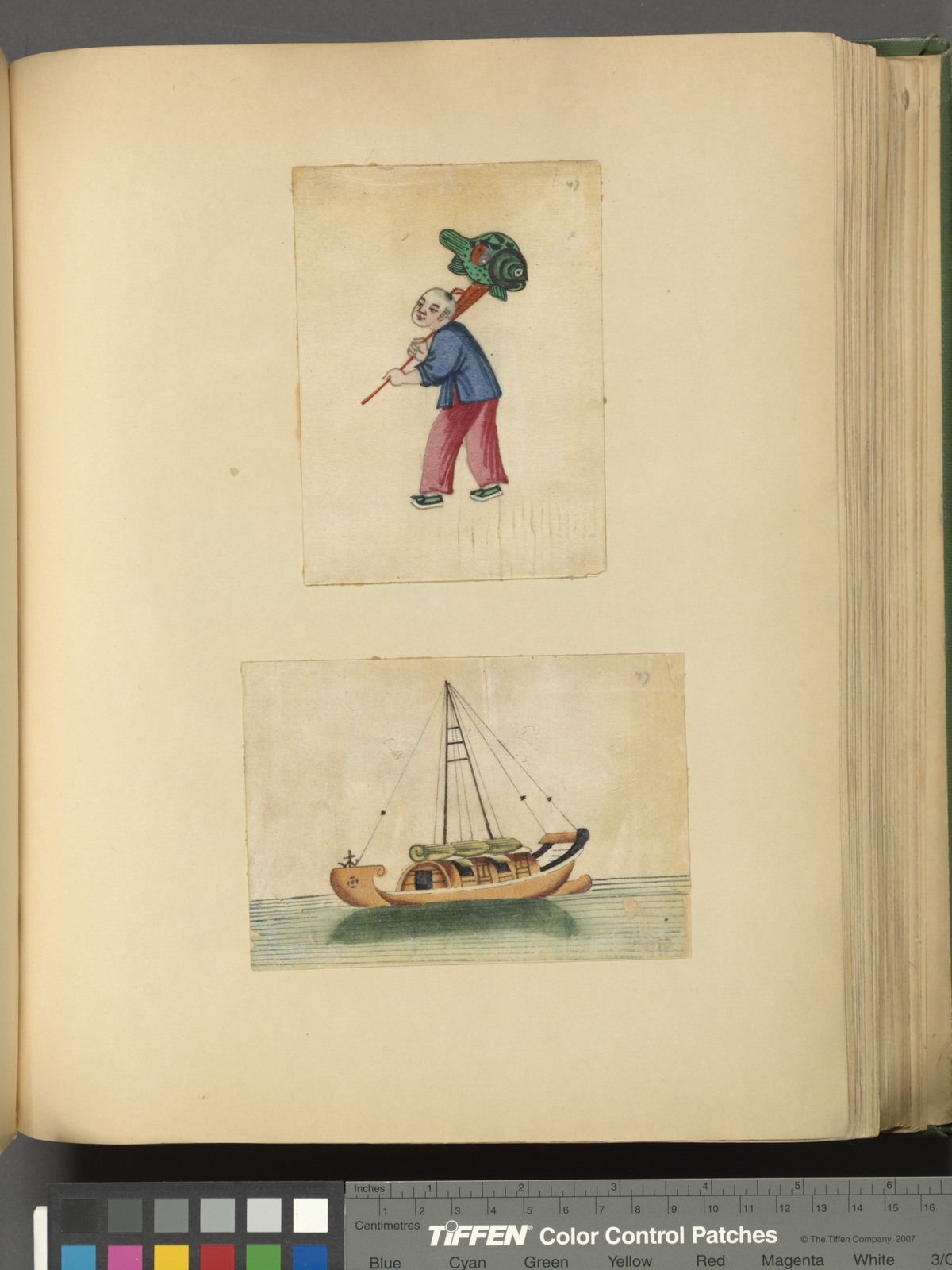 1200x1600 drawing of a boy carrying a fish toy, drawing of a boat picryl - Toy Boat Drawing