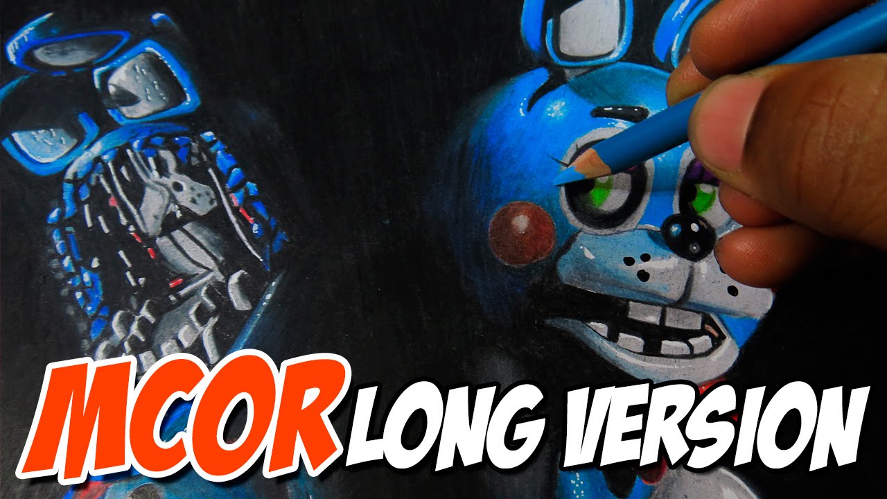 1280x720 how to draw toy bonnie and withered bonnie - Toy Bonnie Drawing