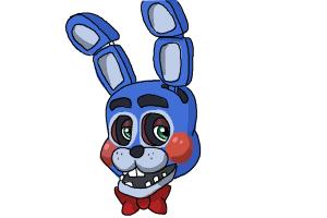 300x200 how to draw toy bonnie from five nights at freddys - Toy Bonnie Drawing