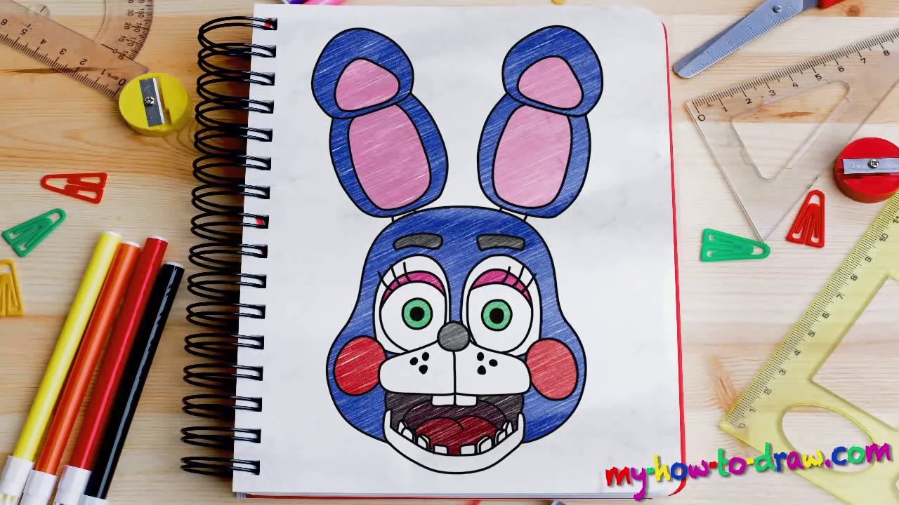 Toy Bonnie Drawing at PaintingValley.com | Explore collection of Toy ...