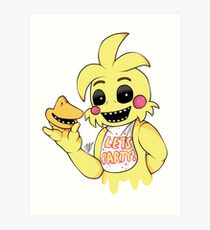 210x230 toy chica drawing art prints redbubble - Toy Chica Drawing