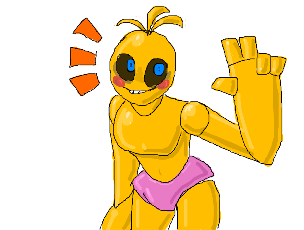 Drawing Toy Chica On. 
