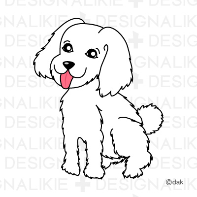 400x400 Toy Poodle Dog Clipart - Toy Poodle Drawing