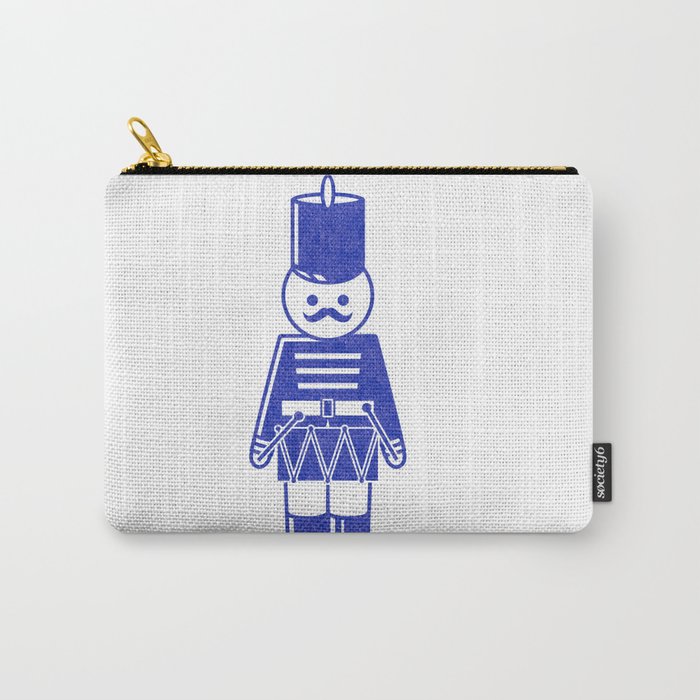 700x700 french toy soldier with drum, drawing with letterpress effect - Toy Soldier Drawing