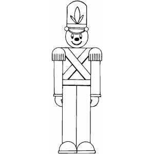 300x300 Toy Soldier Coloring Page - Toy Soldier Drawing