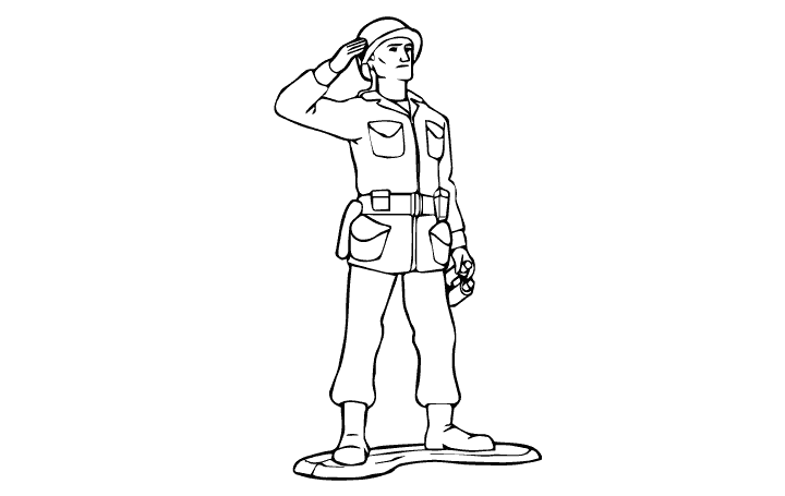 720x455 Flamethrower Drawing Toy Soldier For Free Download - Toy Soldier Drawing