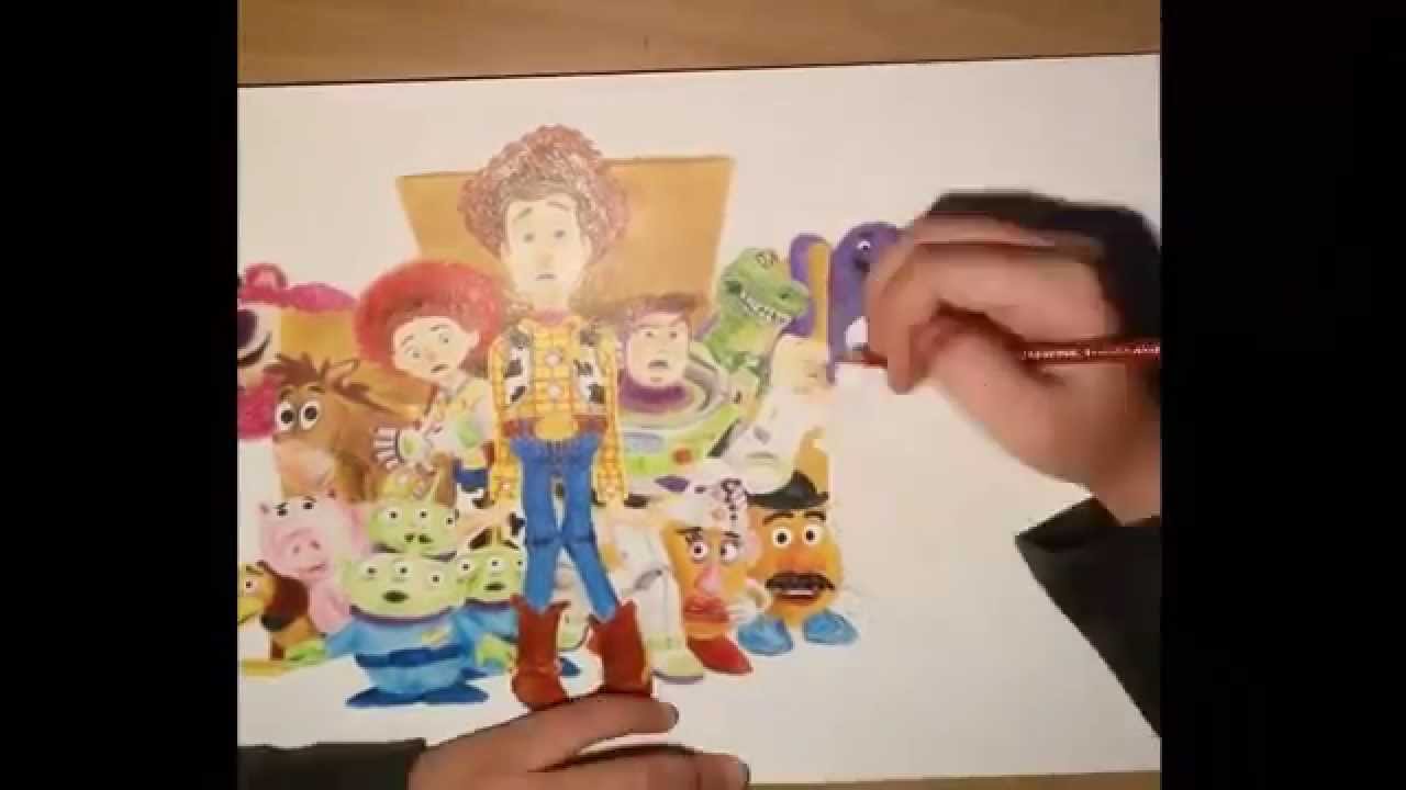 1280x720 Speed Drawing - Toy Story 3 Drawing