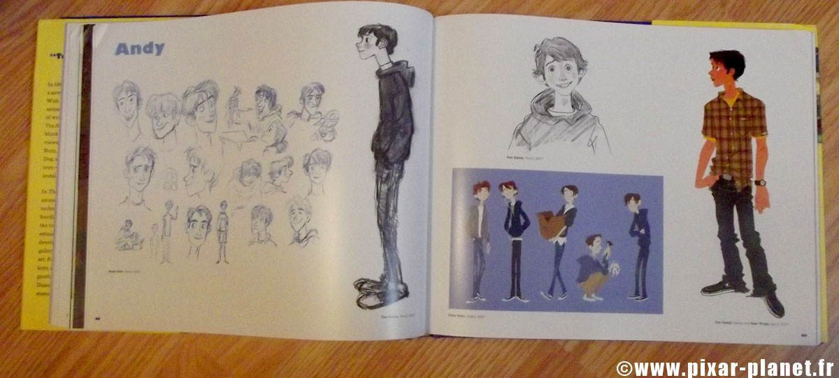 1200x541 the book art of toy story pixar planet fr - Toy Story 3 Drawing