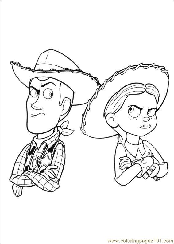 567x794 toy story coloring page - Toy Story 3 Drawing