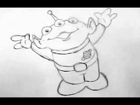 480x360 how to draw eyed alien toy story characters mov - Toy Story 3 Drawing