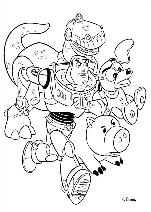 607x850 Coloring Sheets And Drawing Tutorials For Kids - Toy Story 3 Drawing