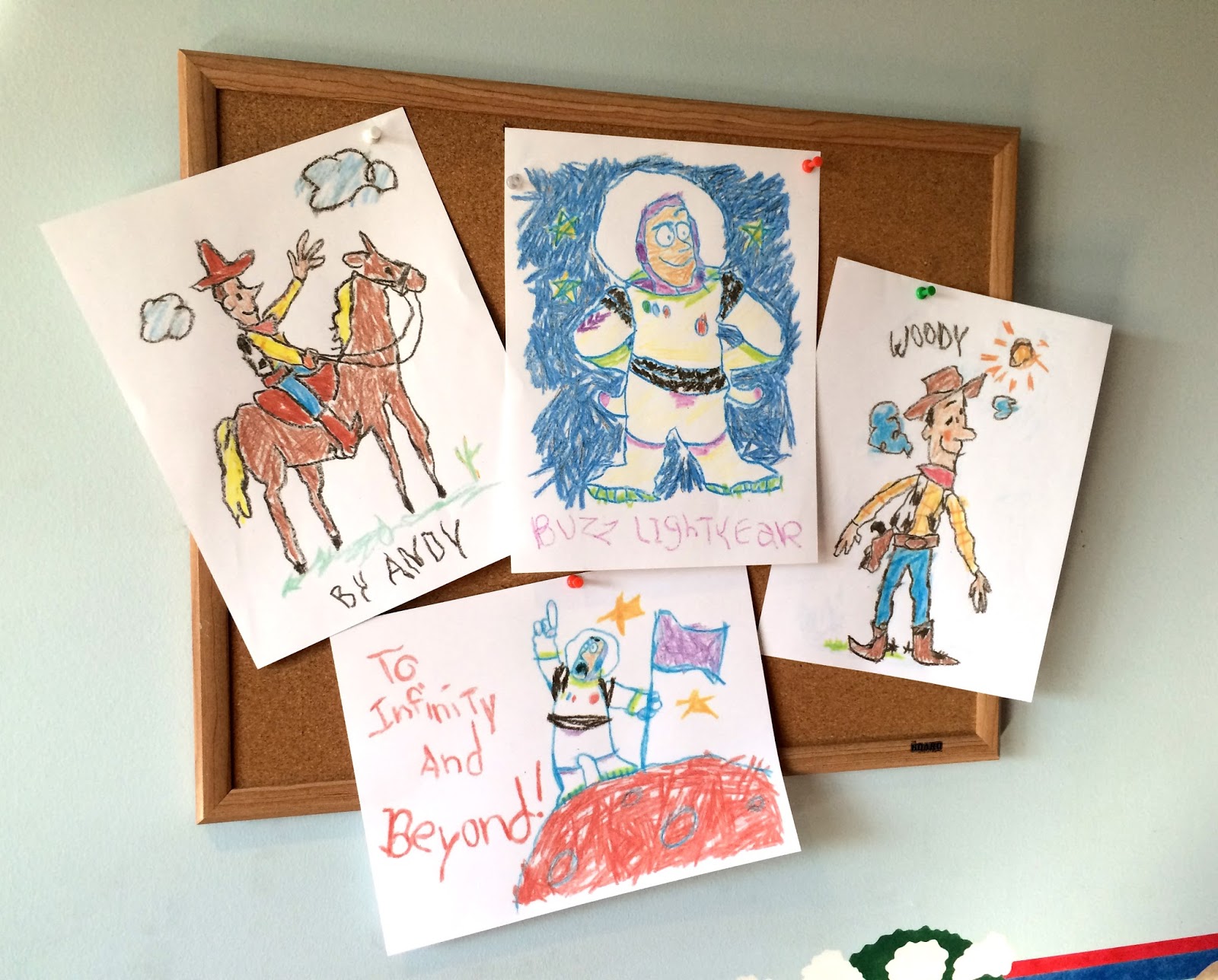 1600x1288 Dan The Pixar Fan Toy Story Andy's Drawings More - Toy Story Drawings