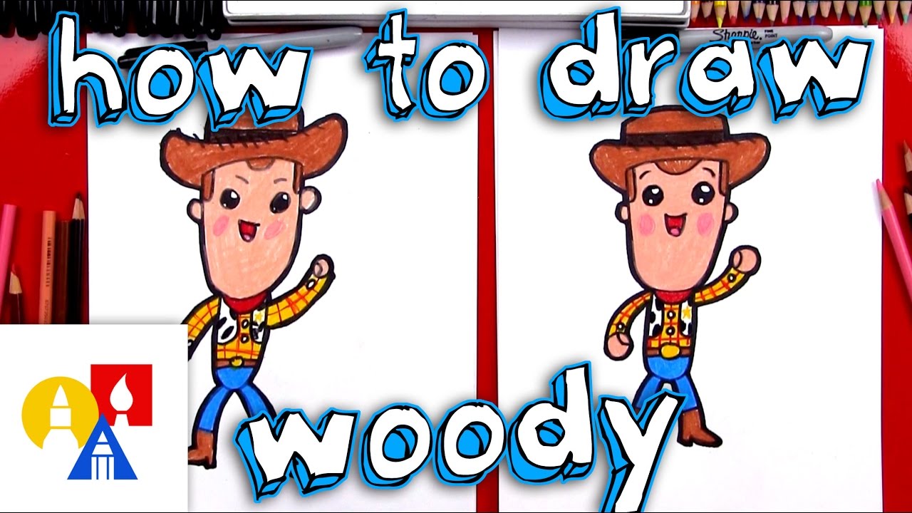 1280x720 How To Draw Cartoon Woody From Toy Story - Toy Story Drawings