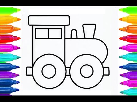 Toy Train Drawing at PaintingValley.com | Explore collection of Toy ...