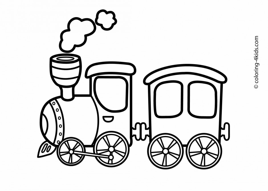 940x670 train clipart coloring great free clipart, silhouette, coloring - Toy Train Drawing