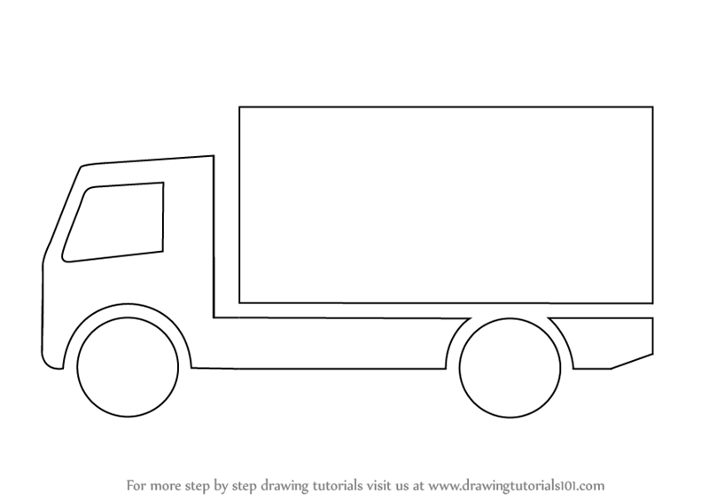 800x565 Learn How To Draw A Truck For Kids - Toy Truck Drawing