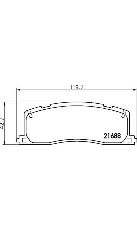 550x921 buy disc brake pads online from autonorth free shipping new - Toyota Camry Drawing